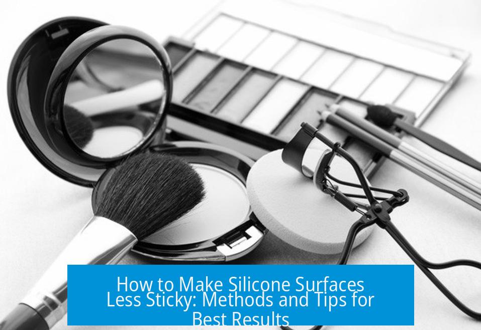 How to Make Silicone Surfaces Less Sticky: Methods and Tips for Best Results