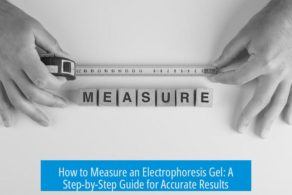 How to Measure an Electrophoresis Gel: A Step-by-Step Guide for Accurate Results