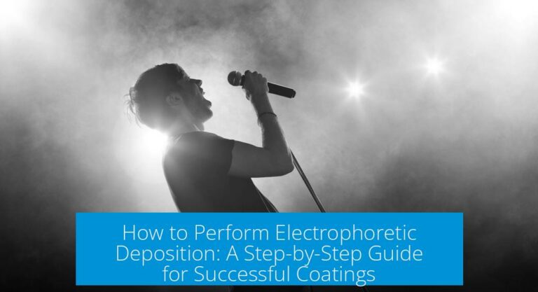 How to Perform Electrophoretic Deposition: A Step-by-Step Guide for Successful Coatings