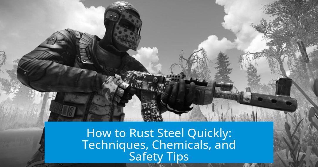 How to Rust Steel Quickly: Techniques, Chemicals, and Safety Tips