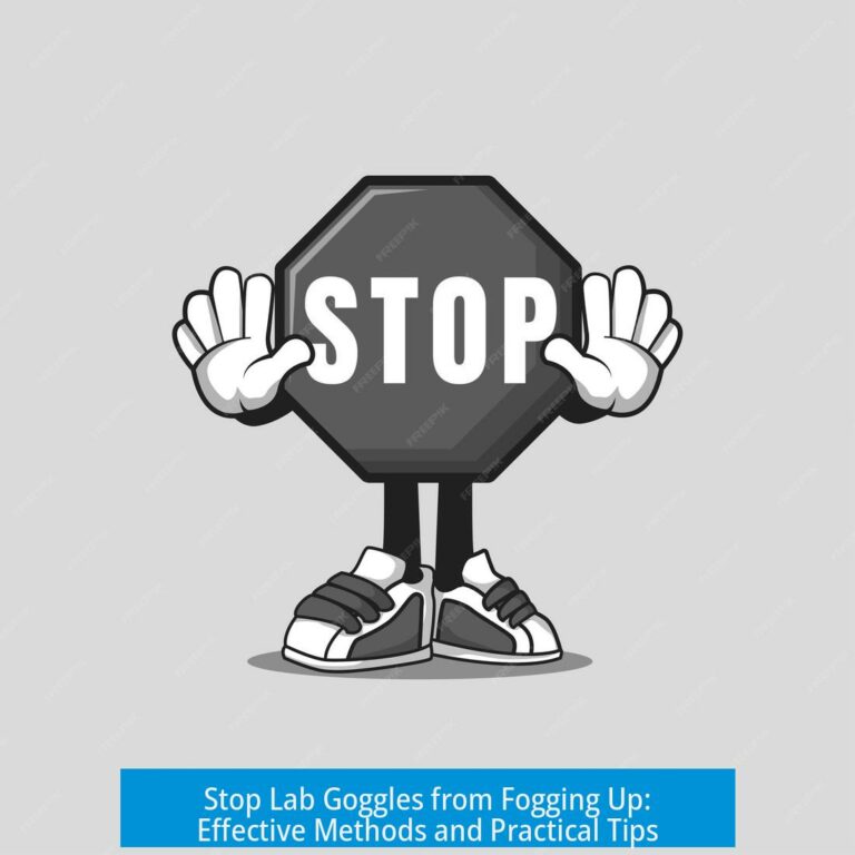 Stop Lab Goggles from Fogging Up: Effective Methods and Practical Tips