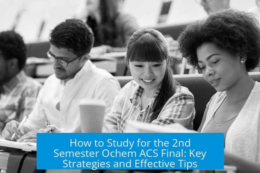 How to Study for the 2nd Semester Ochem ACS Final: Key Strategies and Effective Tips