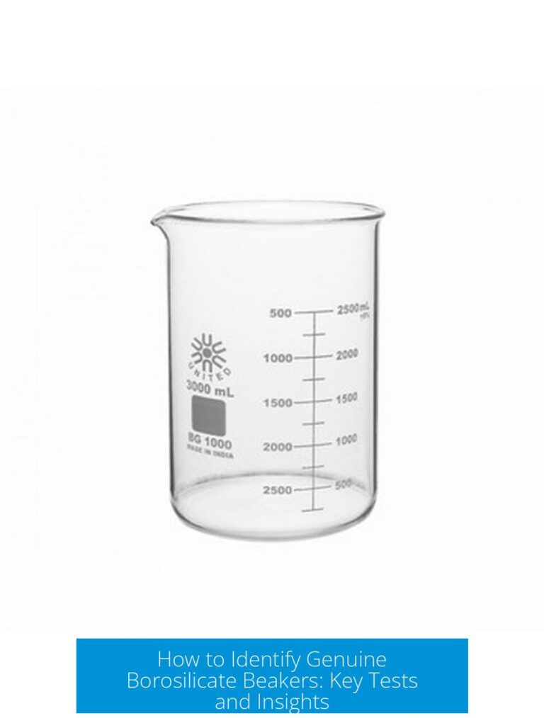 How to Identify Genuine Borosilicate Beakers: Key Tests and Insights
