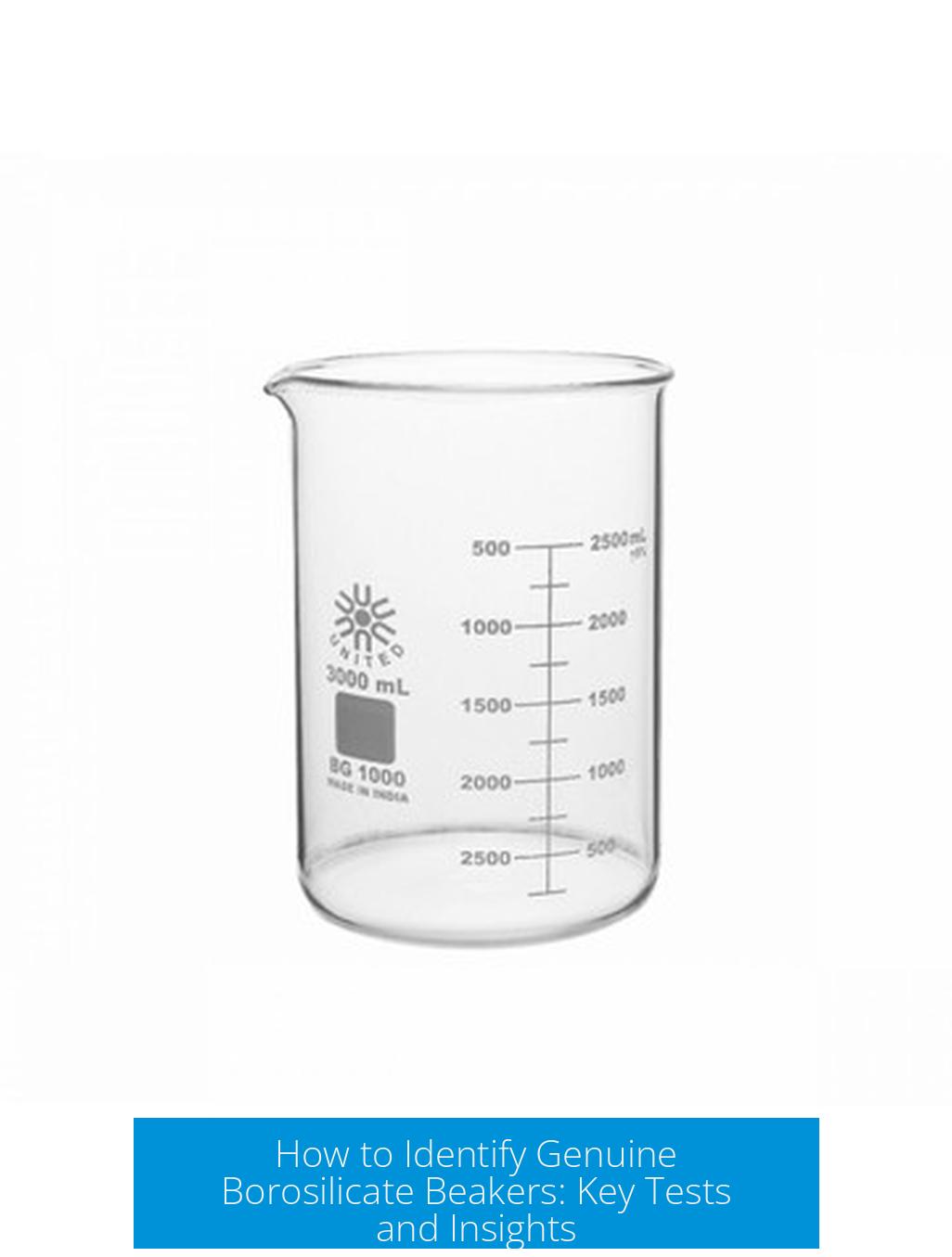 How to Identify Genuine Borosilicate Beakers: Key Tests and Insights