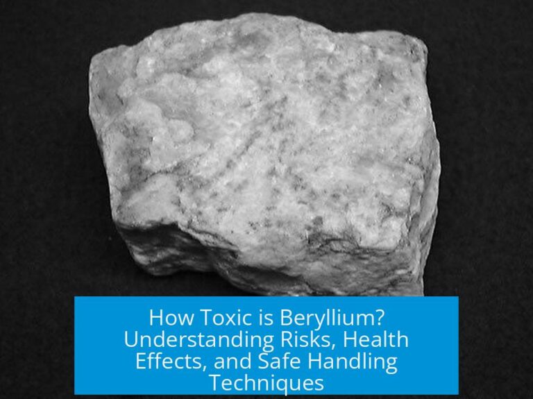 How Toxic is Beryllium? Understanding Risks, Health Effects, and Safe Handling Techniques