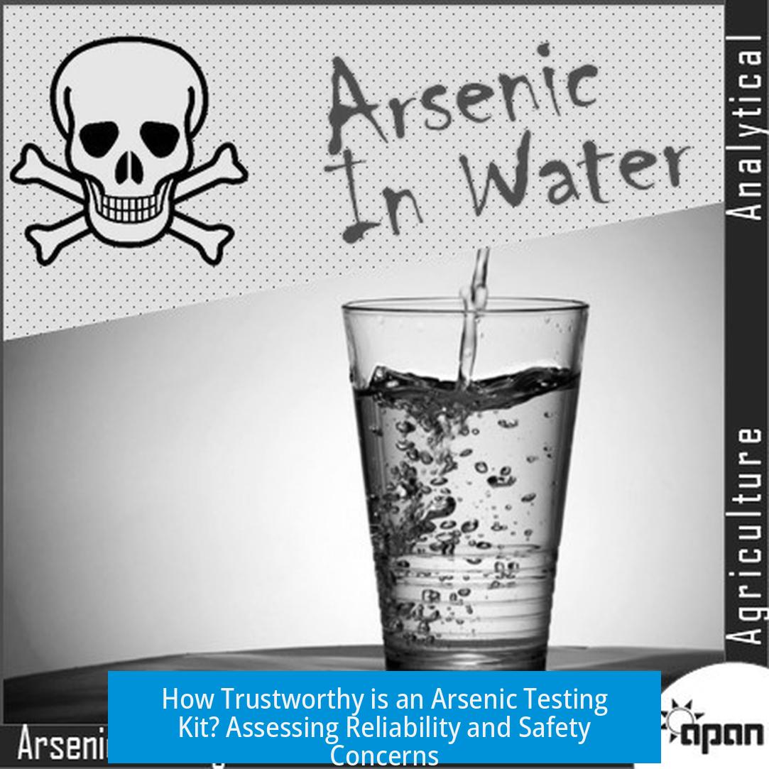How Trustworthy is an Arsenic Testing Kit? Assessing Reliability and Safety Concerns