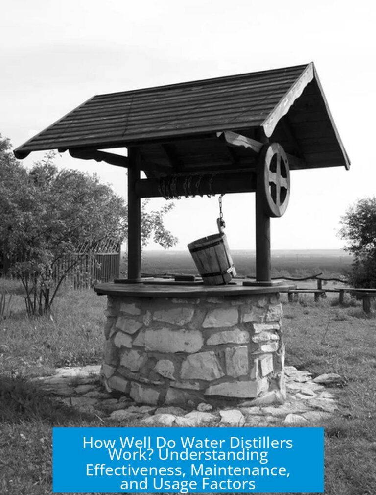 How Well Do Water Distillers Work? Understanding Effectiveness, Maintenance, and Usage Factors