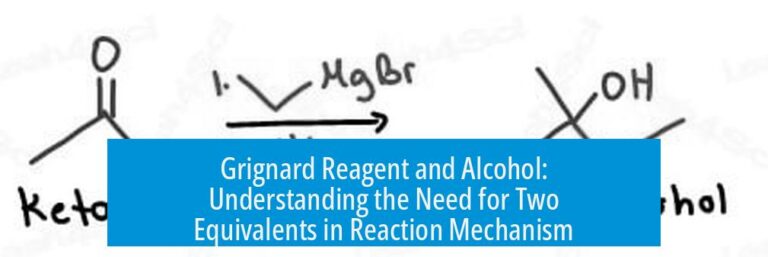 Grignard Reagent and Alcohol: Understanding the Need for Two Equivalents in Reaction Mechanism