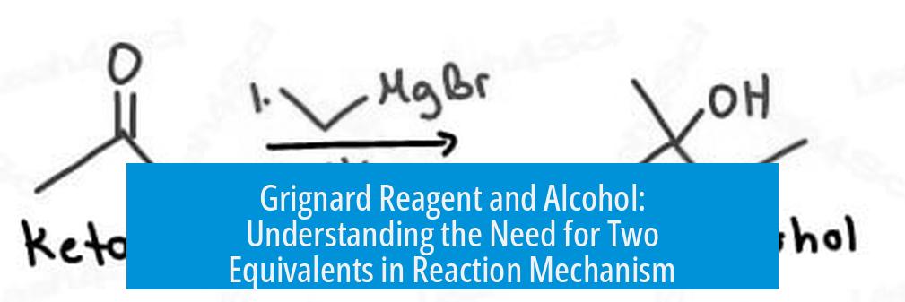 Grignard Reagent and Alcohol: Understanding the Need for Two Equivalents in Reaction Mechanism