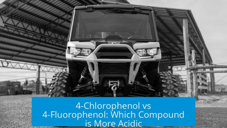 4-Chlorophenol vs 4-Fluorophenol: Which Compound is More Acidic