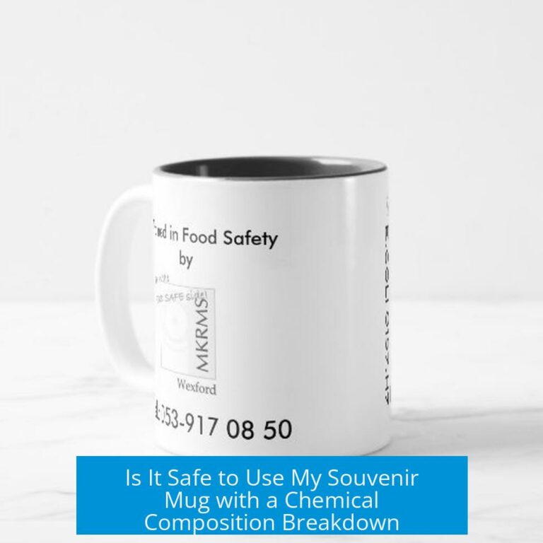 Is It Safe to Use My Souvenir Mug with a Chemical Composition Breakdown