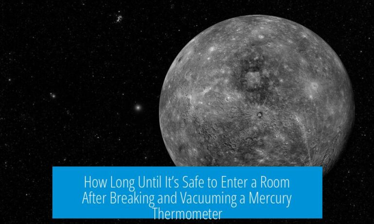 How Long Until It’s Safe to Enter a Room After Breaking and Vacuuming a Mercury Thermometer