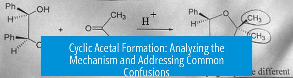 Cyclic Acetal Formation: Analyzing the Mechanism and Addressing Common Confusions