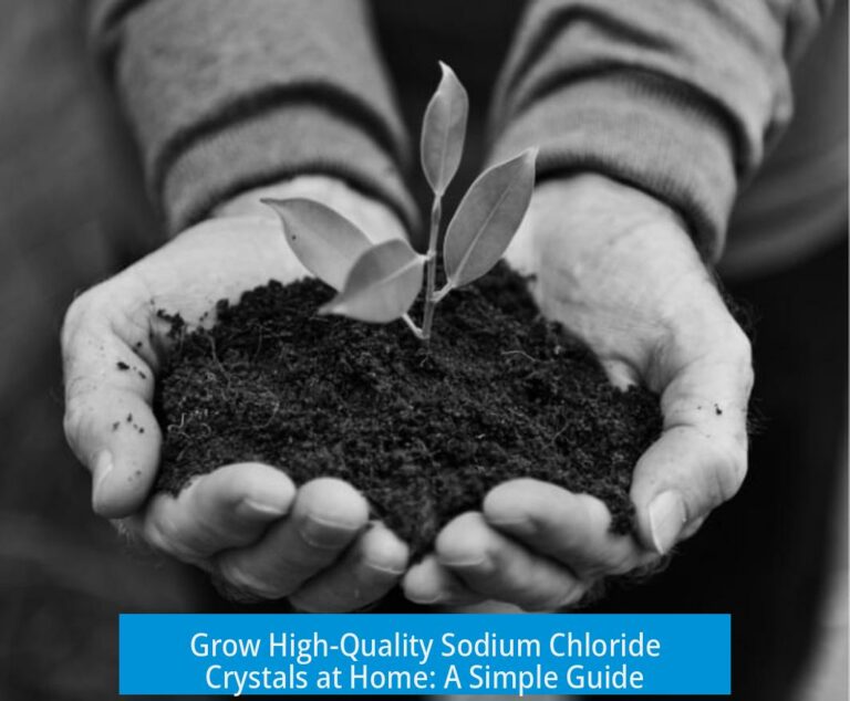 Grow High-Quality Sodium Chloride Crystals at Home: A Simple Guide