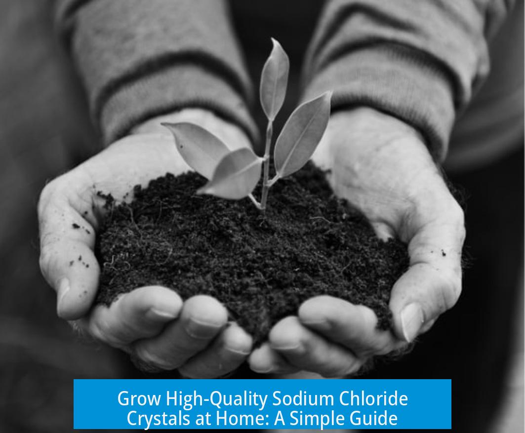 Grow High-Quality Sodium Chloride Crystals at Home: A Simple Guide