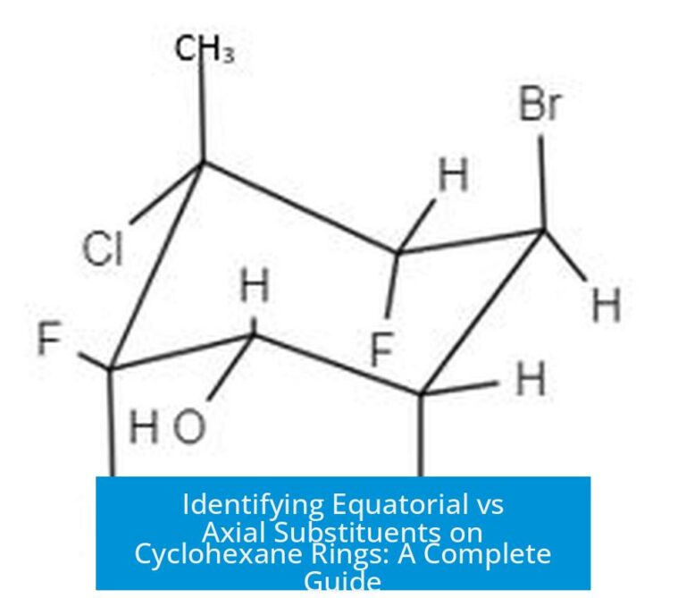 Identifying Equatorial vs Axial Substituents on Cyclohexane Rings: A Complete Guide