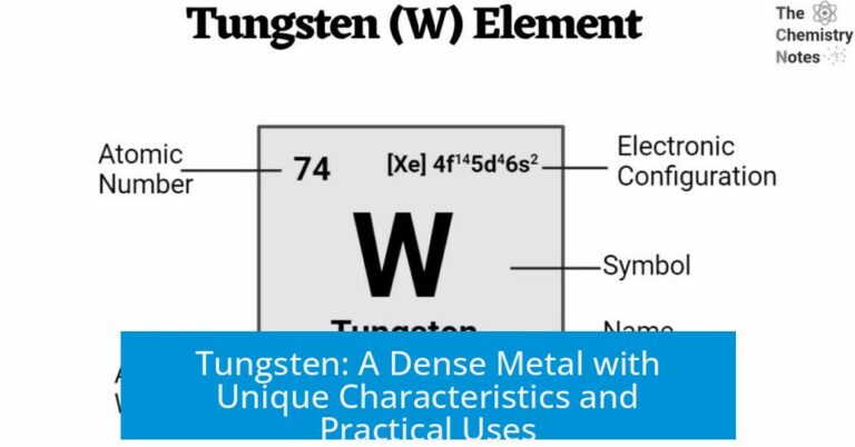 Tungsten: A Dense Metal with Unique Characteristics and Practical Uses