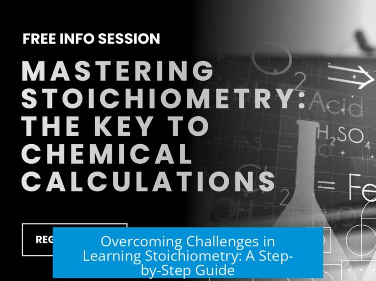 Overcoming Challenges in Learning Stoichiometry: A Step-by-Step Guide