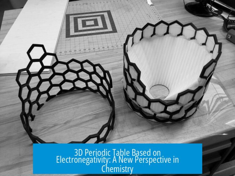 3D Periodic Table Based on Electronegativity: A New Perspective in Chemistry