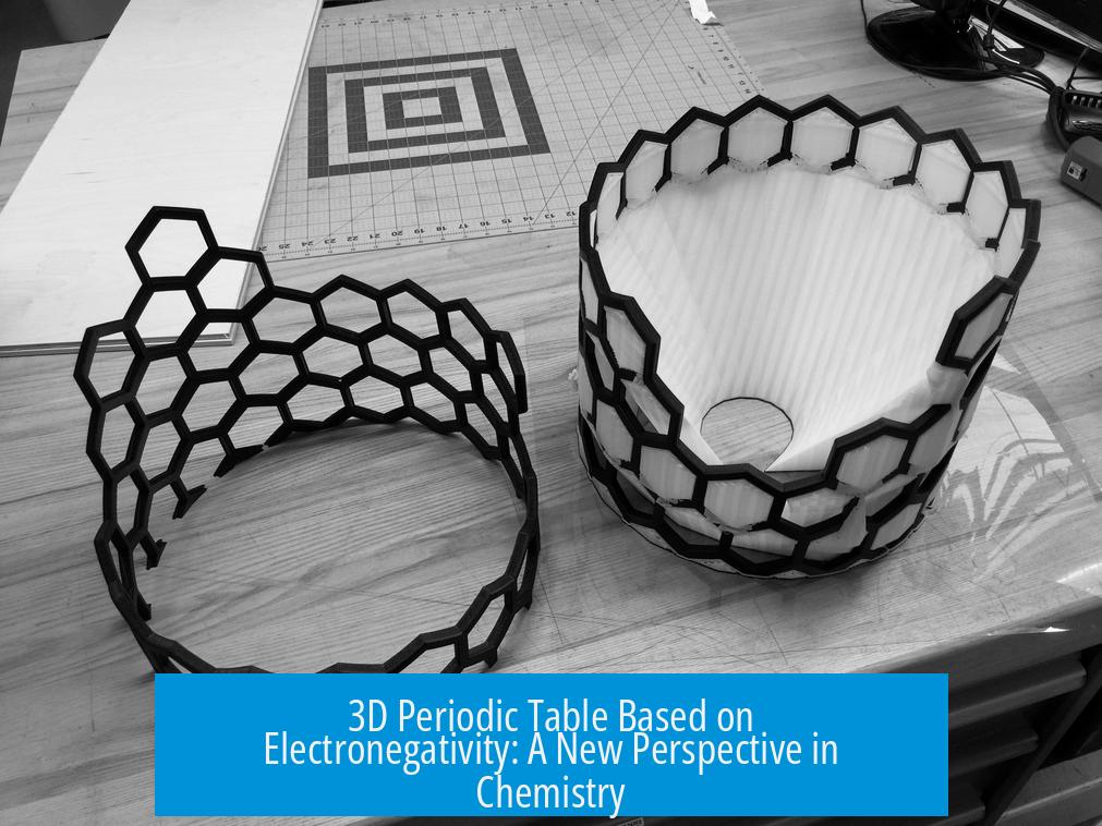 3D Periodic Table Based on Electronegativity: A New Perspective in Chemistry