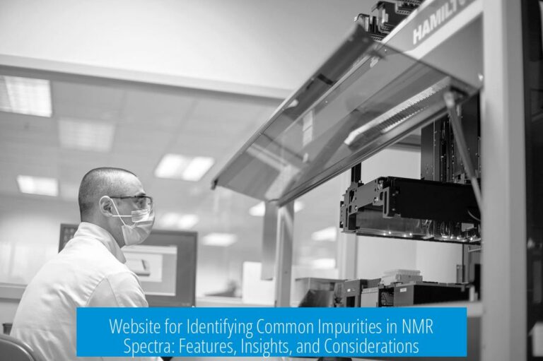 Website for Identifying Common Impurities in NMR Spectra: Features, Insights, and Considerations