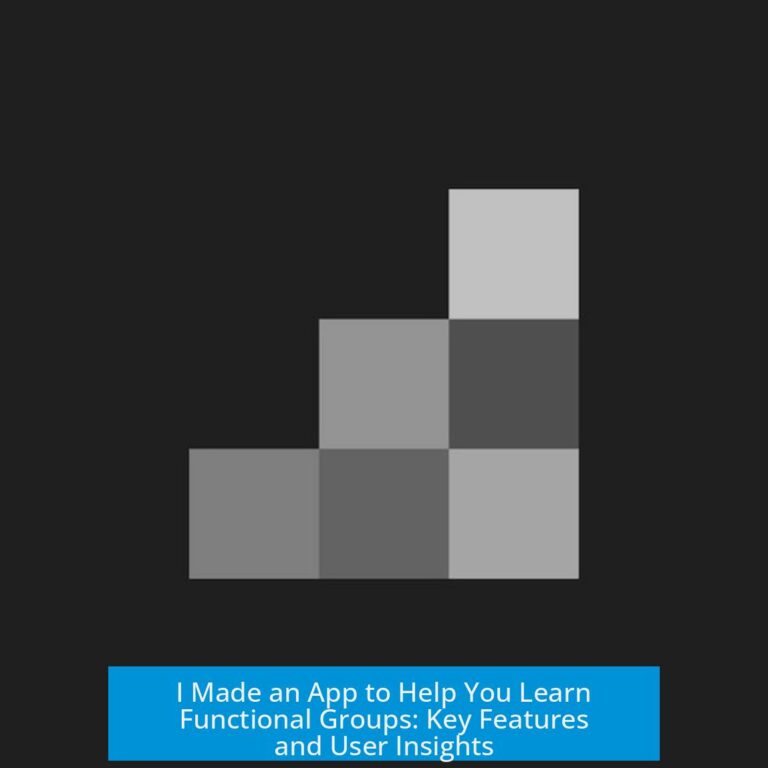 I Made an App to Help You Learn Functional Groups: Key Features and User Insights