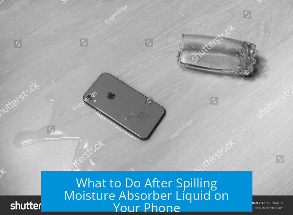 What to Do After Spilling Moisture Absorber Liquid on Your Phone