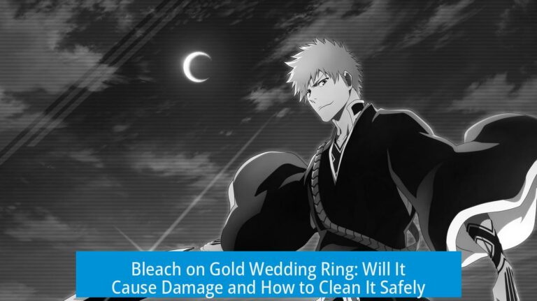 Bleach on Gold Wedding Ring: Will It Cause Damage and How to Clean It Safely