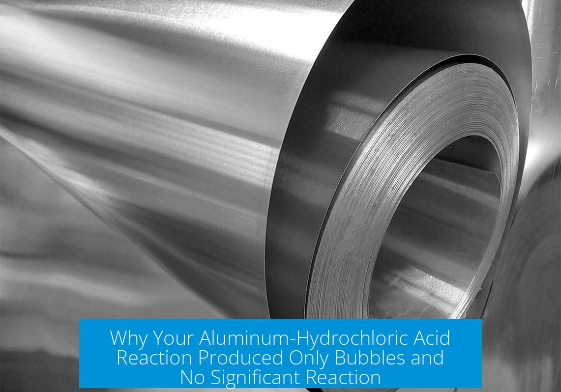 Why Your Aluminum-Hydrochloric Acid Reaction Produced Only Bubbles and No Significant Reaction