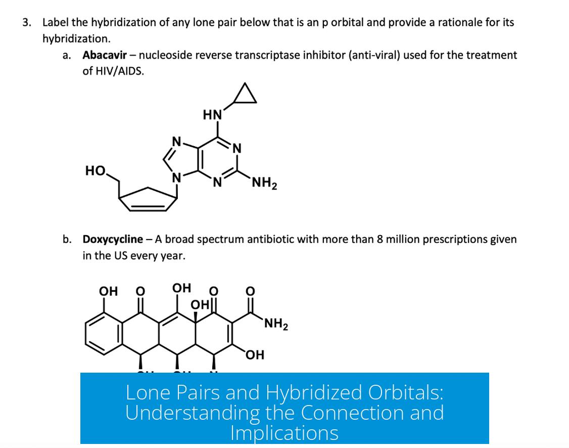 Lone Pairs and Hybridized Orbitals: Understanding the Connection and Implications