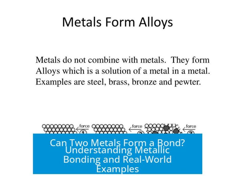 Can Two Metals Form a Bond? Understanding Metallic Bonding and Real-World Examples