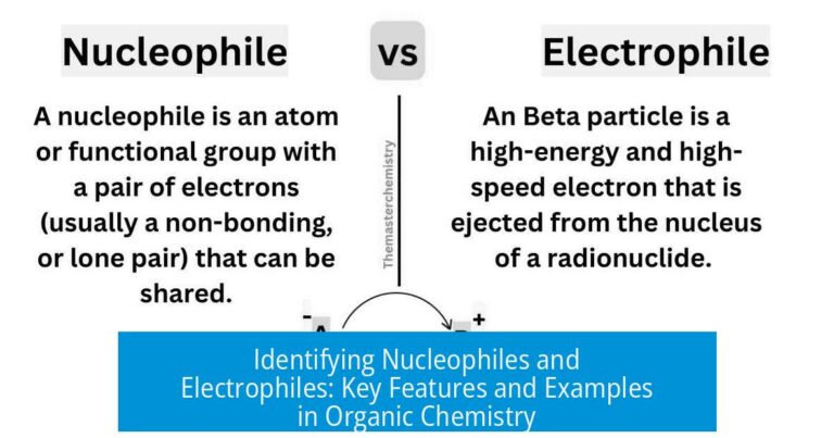 Identifying Nucleophiles and Electrophiles: Key Features and Examples in Organic Chemistry