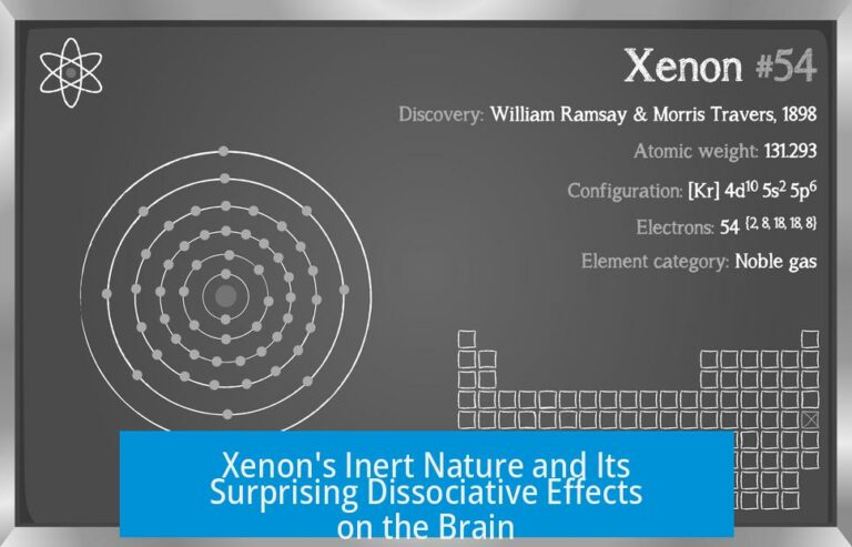 Xenon's Inert Nature and Its Surprising Dissociative Effects on the Brain