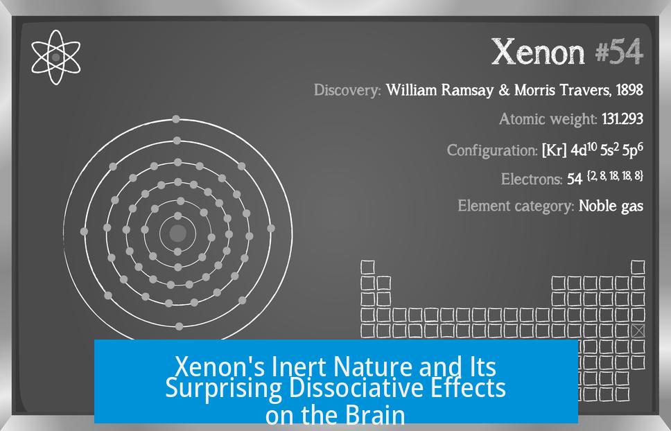 Xenon's Inert Nature and Its Surprising Dissociative Effects on the Brain