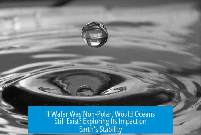 If Water Was Non-Polar, Would Oceans Still Exist? Exploring Its Impact on Earth's Stability
