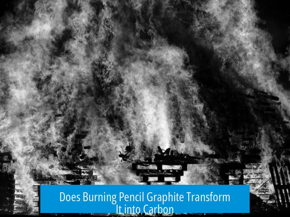 Does Burning Pencil Graphite Transform It into Carbon