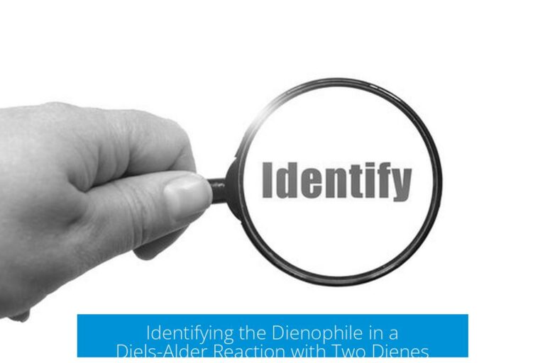 Identifying the Dienophile in a Diels-Alder Reaction with Two Dienes