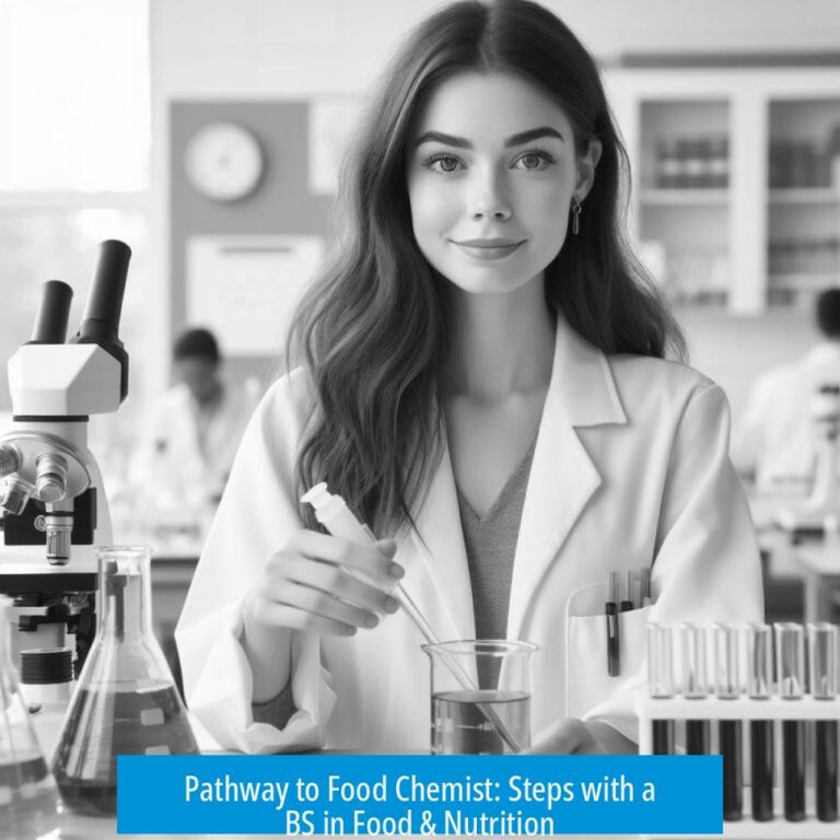 Pathway to Food Chemist: Steps with a BS in Food & Nutrition