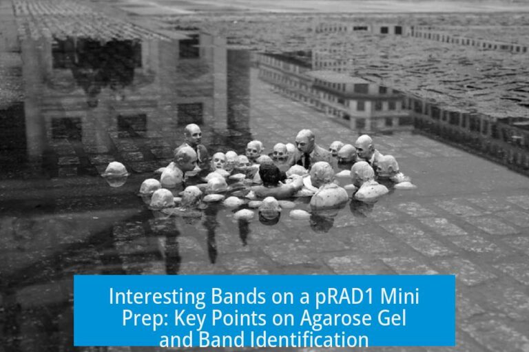 Interesting Bands on a pRAD1 Mini Prep: Key Points on Agarose Gel and Band Identification
