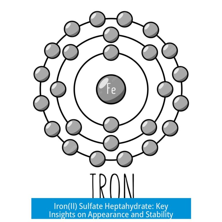 Iron(II) Sulfate Heptahydrate: Key Insights on Appearance and Stability