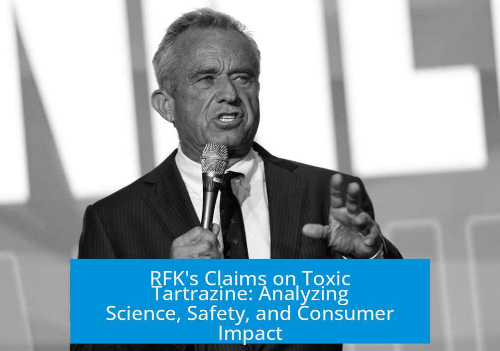RFK's Claims on Toxic Tartrazine: Analyzing Science, Safety, and Consumer Impact