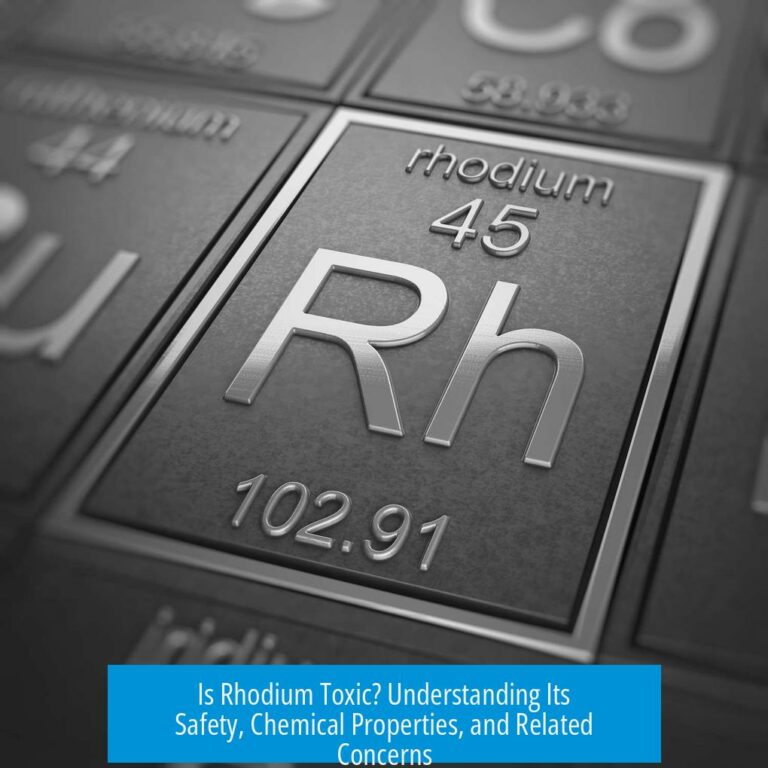 Is Rhodium Toxic? Understanding Its Safety, Chemical Properties, and Related Concerns