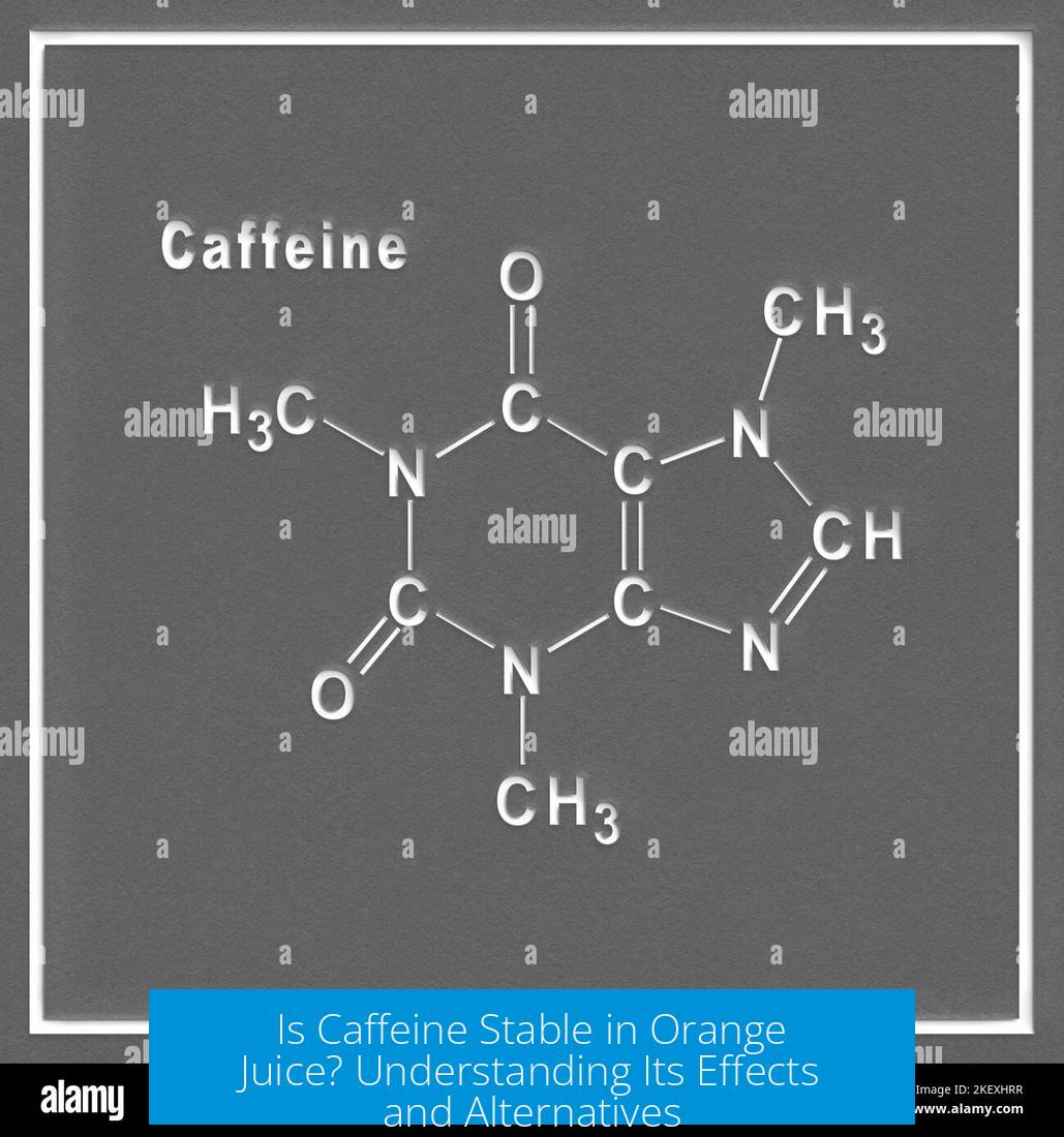Is Caffeine Stable in Orange Juice? Understanding Its Effects and Alternatives