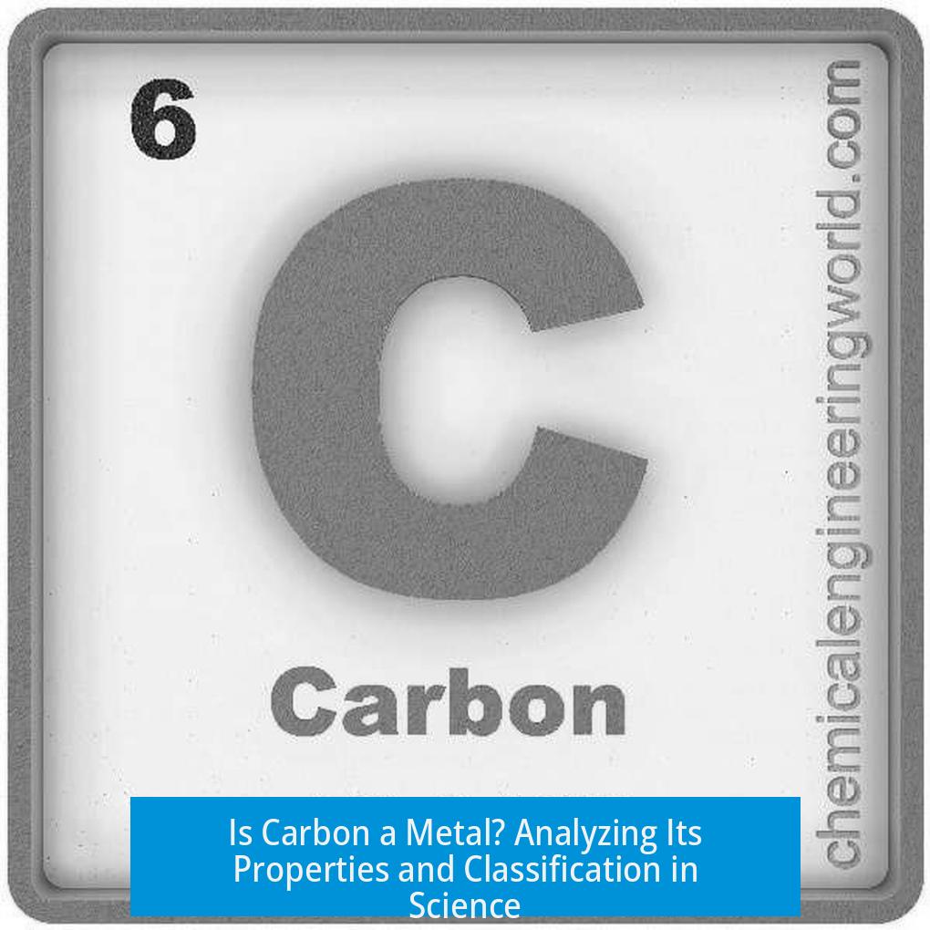 Is Carbon a Metal? Analyzing Its Properties and Classification in Science