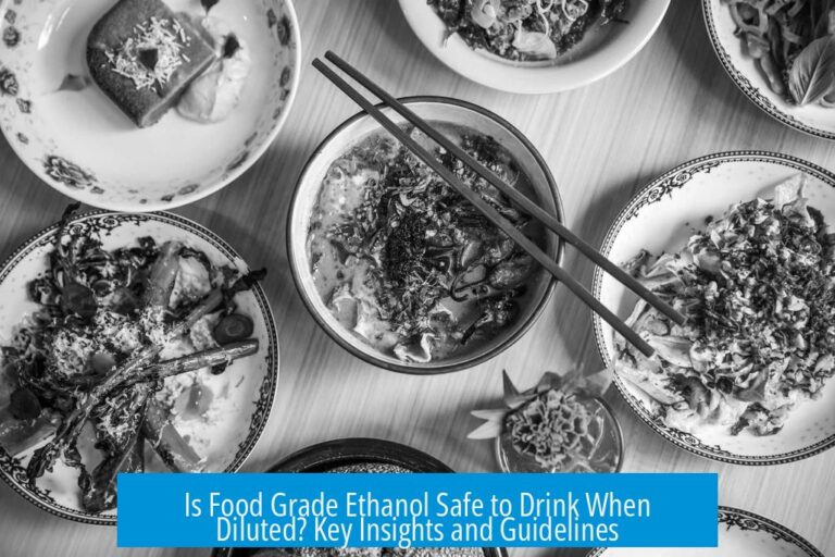 Is Food Grade Ethanol Safe to Drink When Diluted? Key Insights and Guidelines