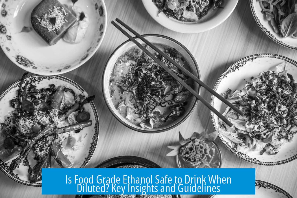 Is Food Grade Ethanol Safe to Drink When Diluted? Key Insights and Guidelines