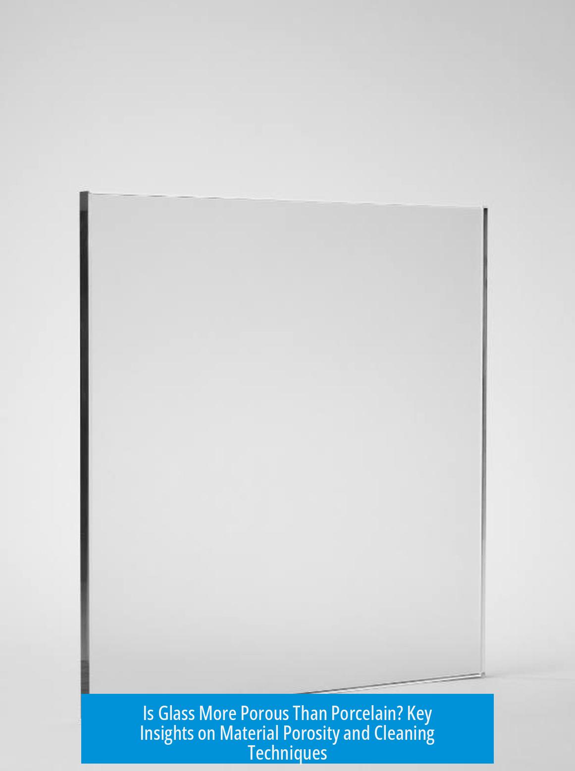 Is Glass More Porous Than Porcelain? Key Insights on Material Porosity and Cleaning Techniques