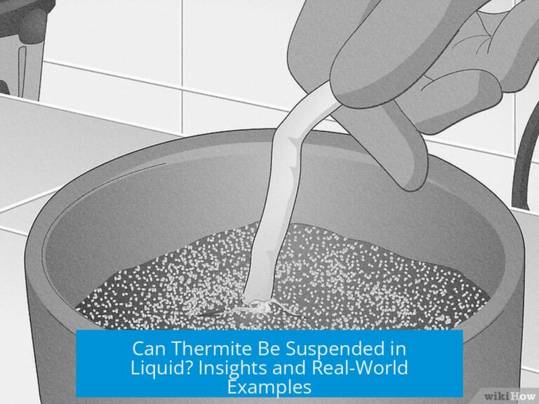 Can Thermite Be Suspended in Liquid? Insights and Real-World Examples