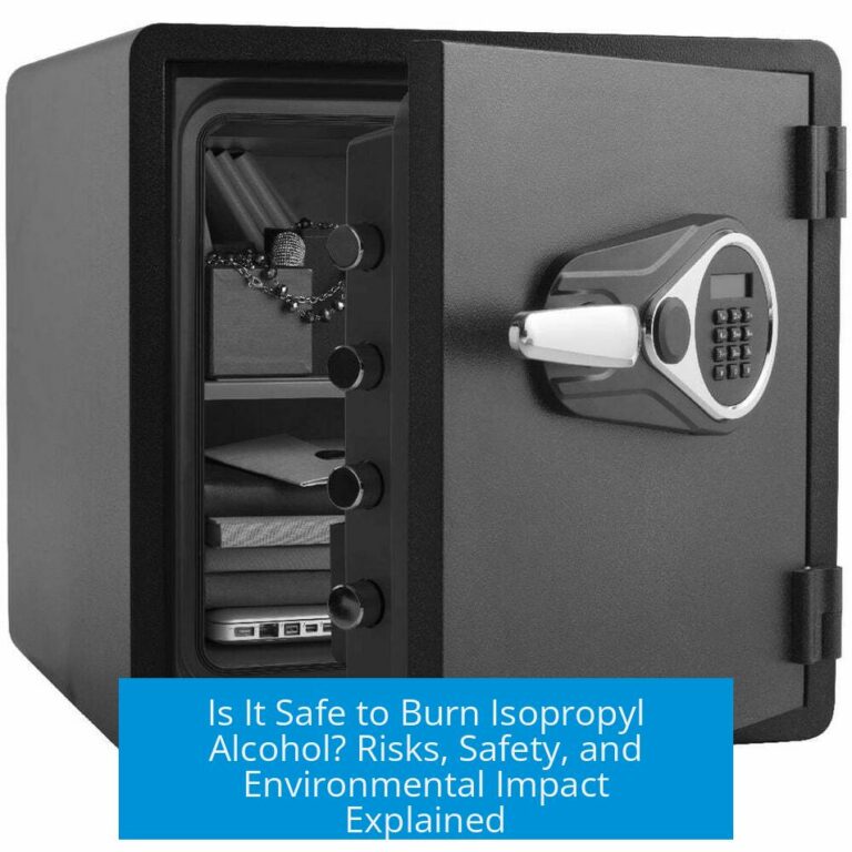 Is It Safe to Burn Isopropyl Alcohol? Risks, Safety, and Environmental Impact Explained