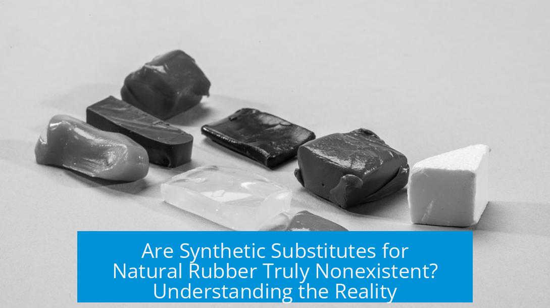 Are Synthetic Substitutes for Natural Rubber Truly Nonexistent? Understanding the Reality